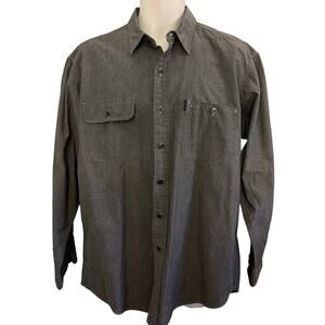 Polo by Ralph Lauren Gray Dungaree Work shirt Size Large